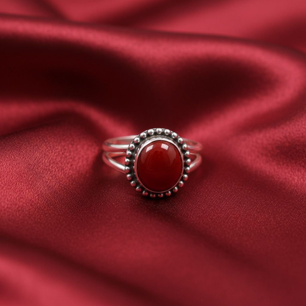 Evaarah - Red Jasper Ring - For Stability & Strength